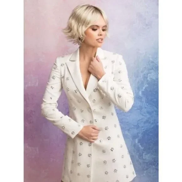 Anthropologie Ace Crystal Tuxedo Dress $400 - Picture 6 of 11